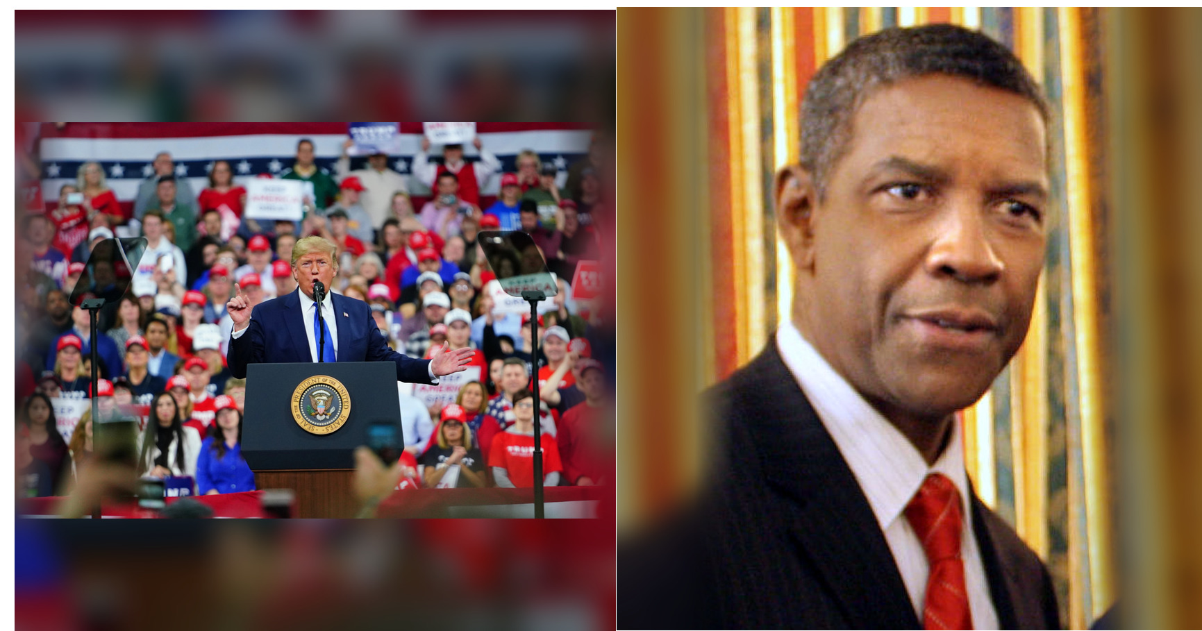 Trump amplified a Denzel Washington quote that was debunked two days ...
