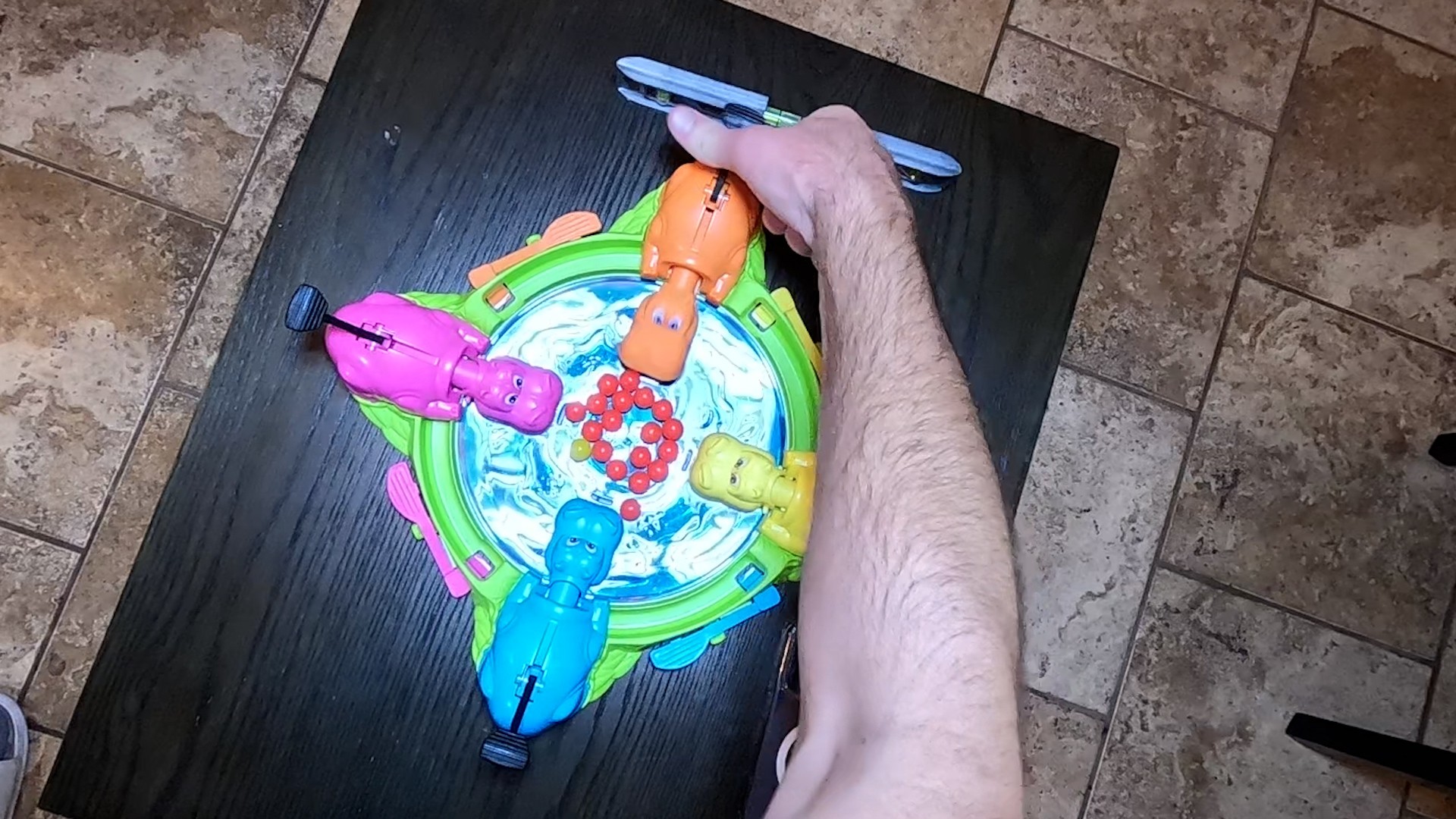 Fastest time to complete a game of Hungry Hungry Hippos (individual ...