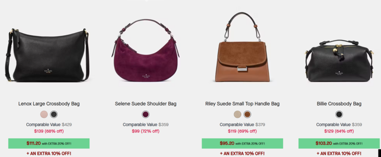 Outlet sale at Kate Spade: Up to 70% off plus extra savings