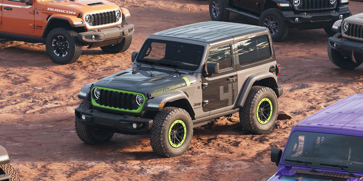 The 2027 Jeep Wrangler Switchback leans in to the custom look with ...
