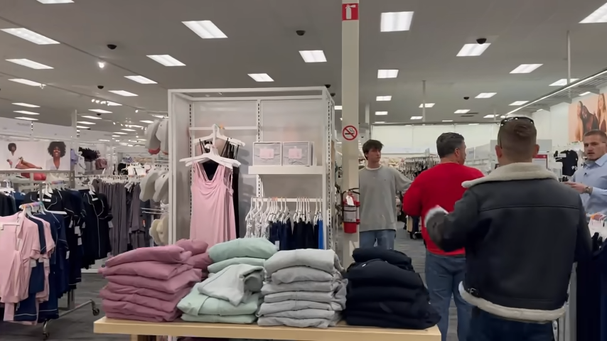 Shawn's friends stage a false accusation at Target