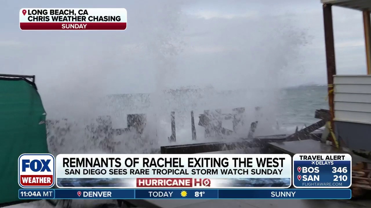 Remnants of Tropical Storm Rachel unleash days of destructive waves ...