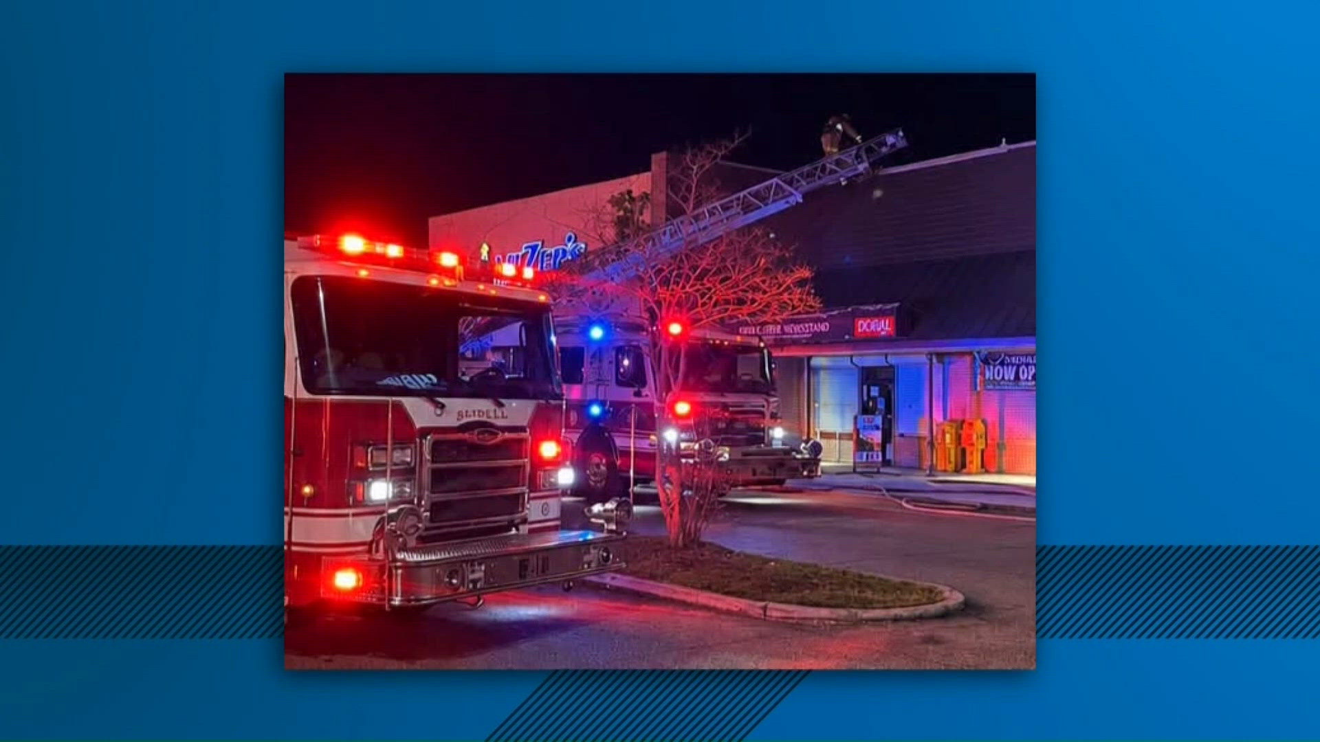 Slidell business damaged by late-night fire