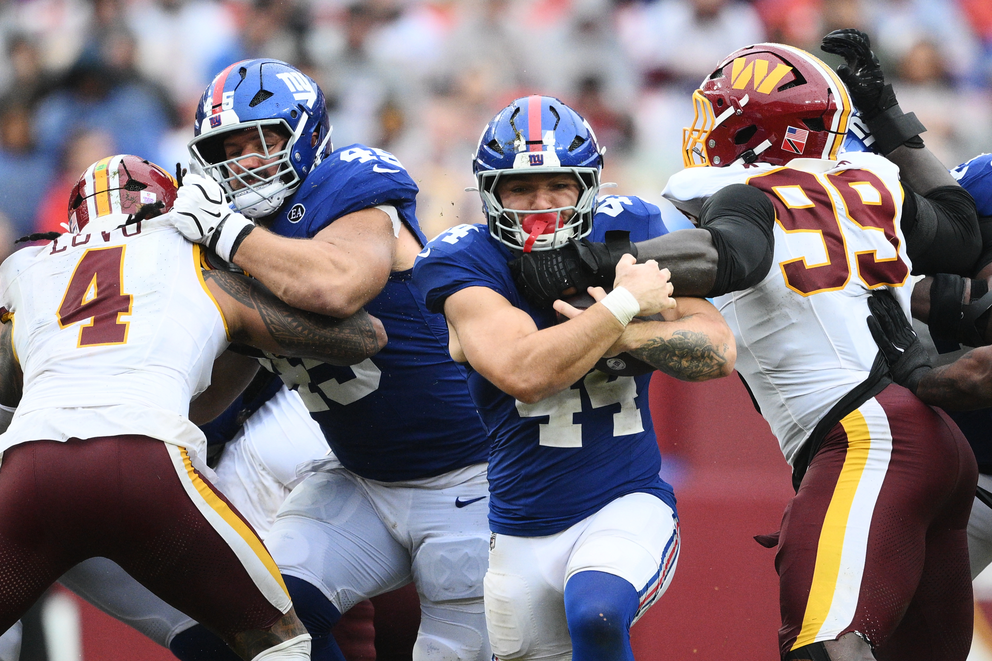 Ball security is an issue for the Giants after fumbling away their ...