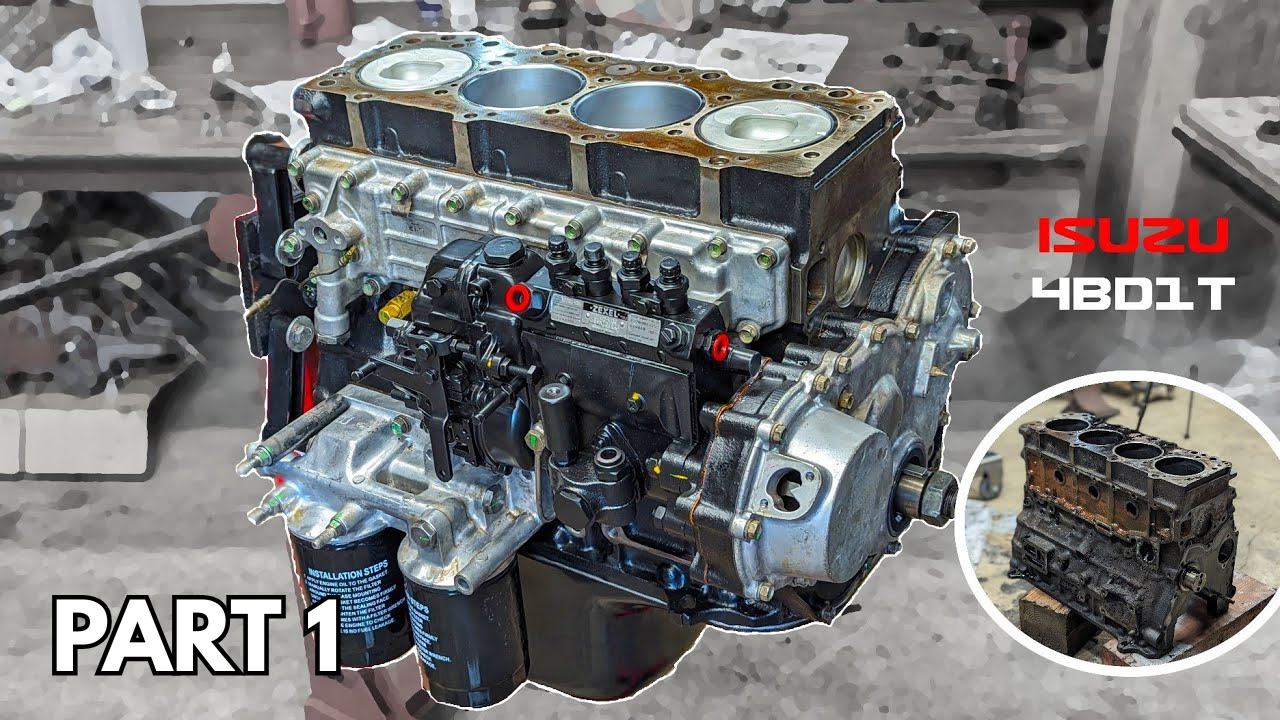 Installing the crankshaft and checking bearing clearances part 1