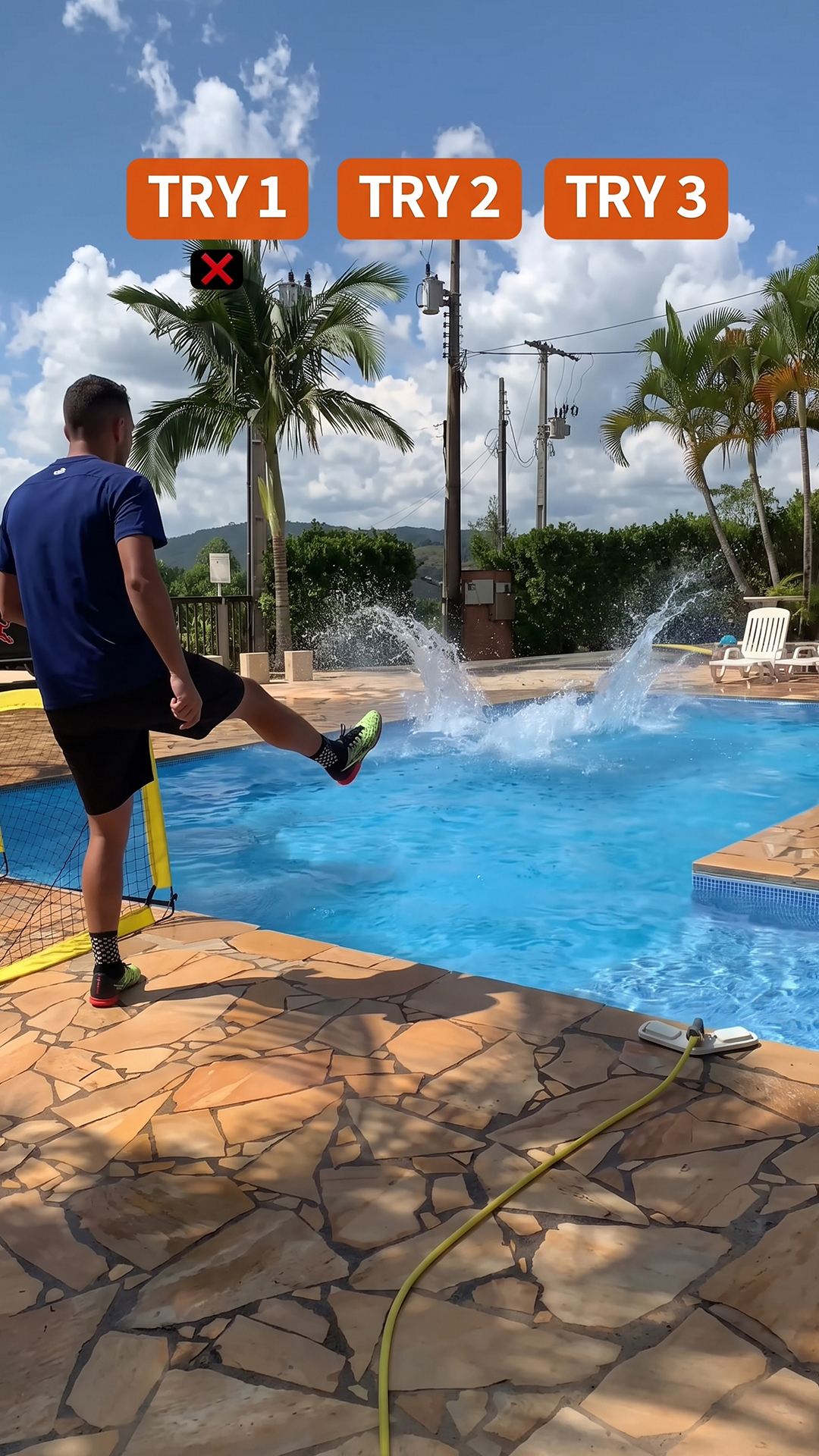 I set up a crazy pool header challenge