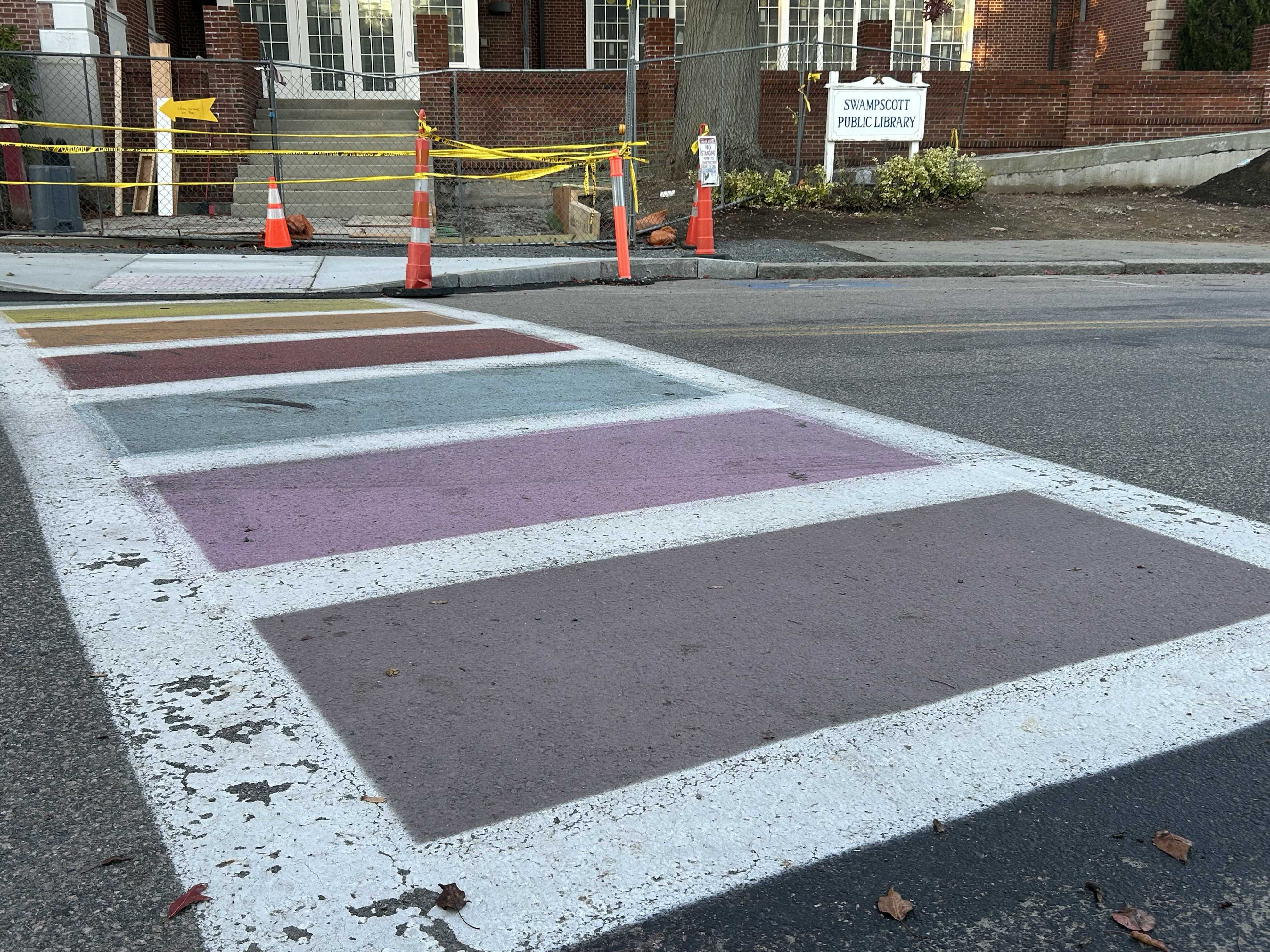 Swampscott says rainbow crosswalks were removed in routine maintenance ...