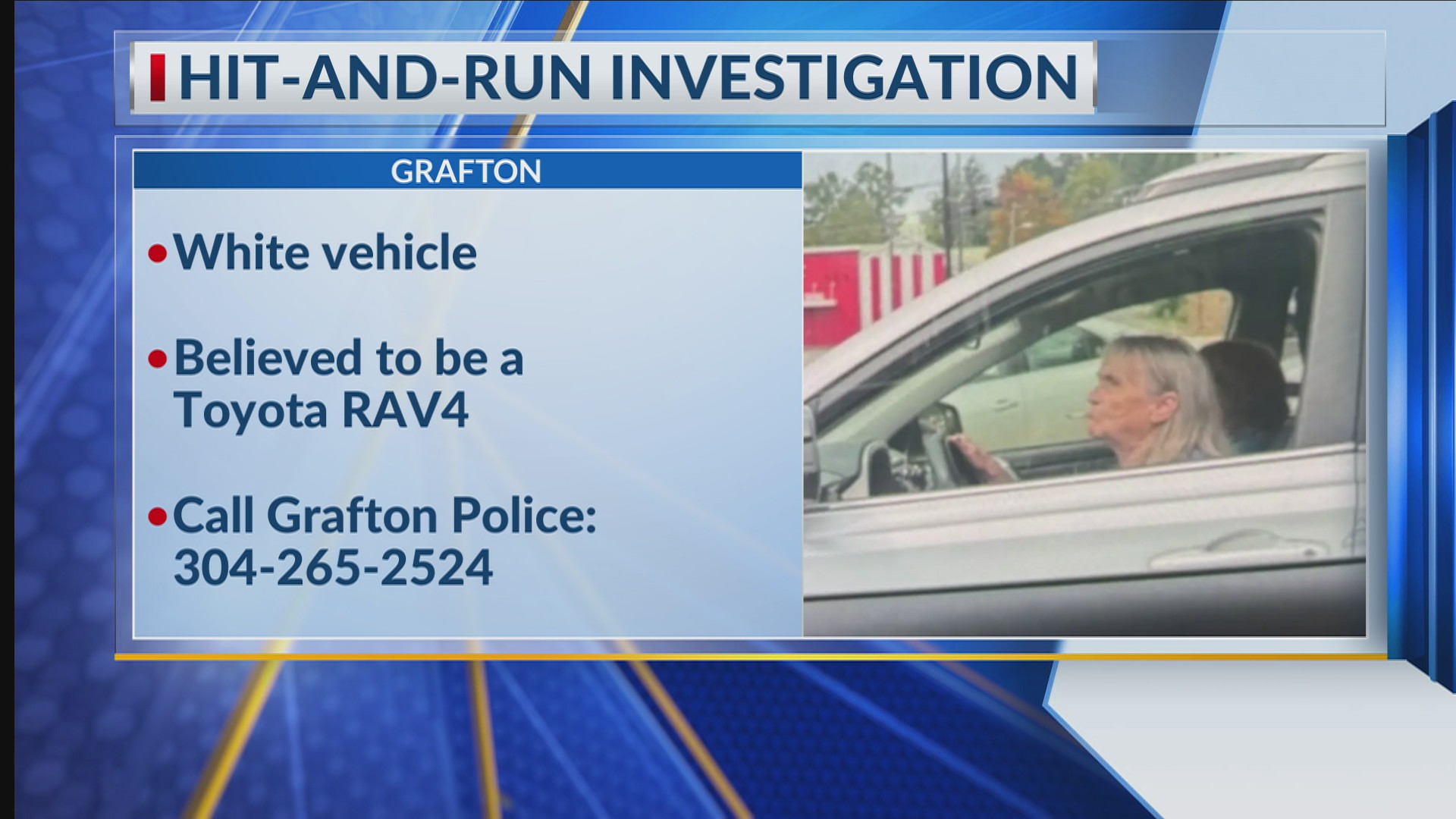 Grafton police seek help identifying alleged hit-and-run suspect