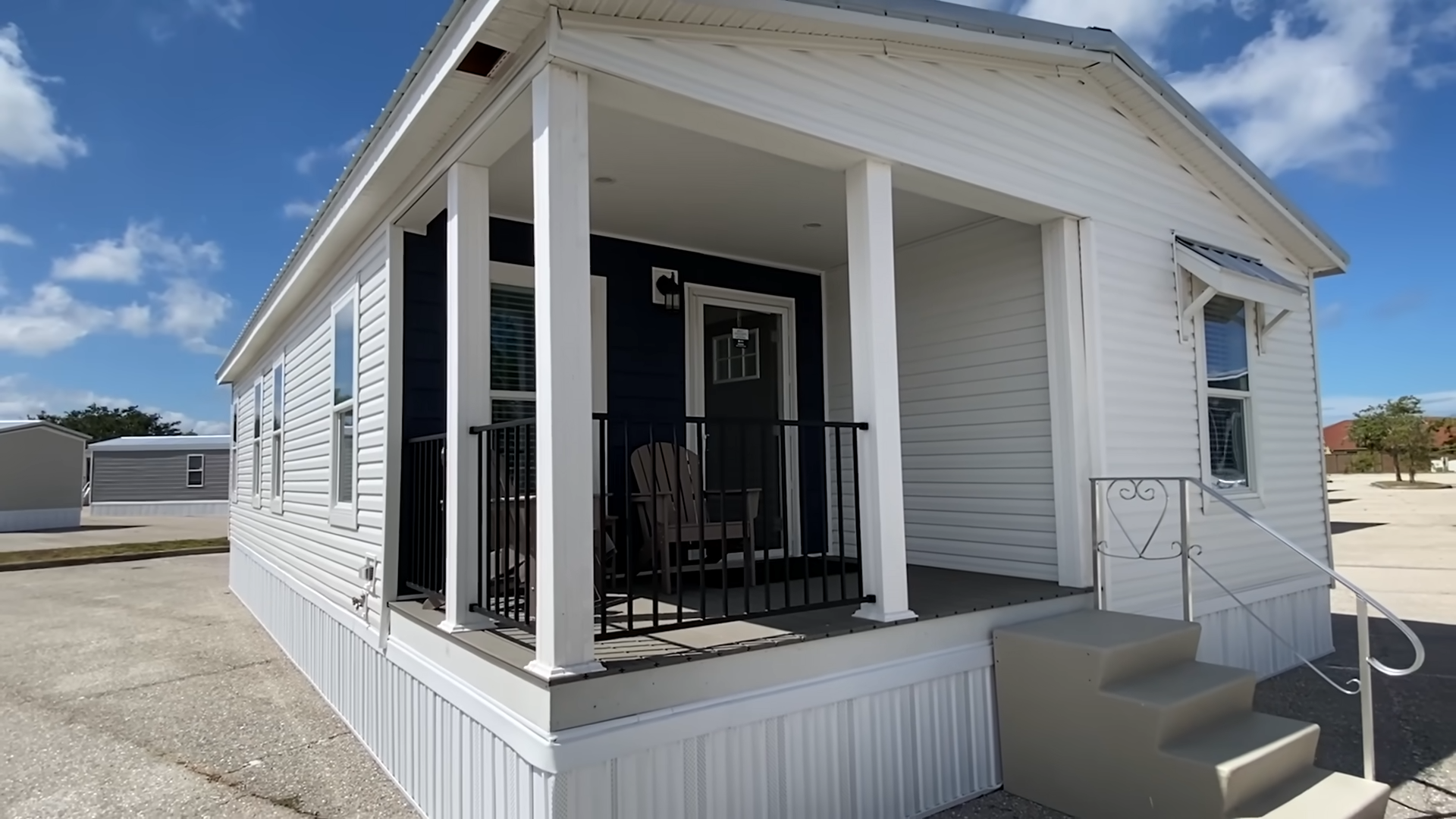 This smaller multi-section home packs in impressive features