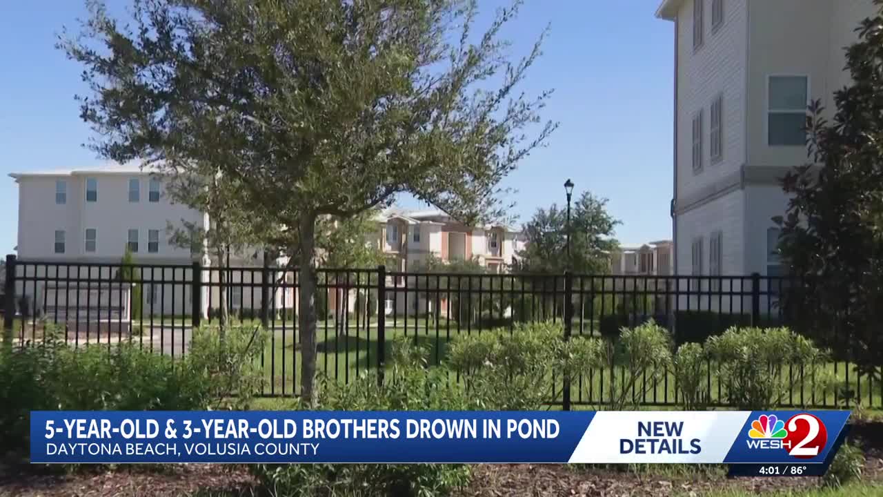 Siblings drown minutes apart in retention pond near Florida home