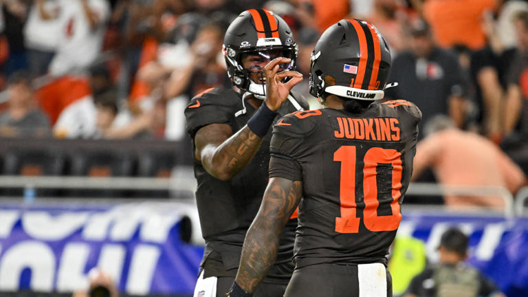 Browns’ Quinshon Judkins, Carson Schwesinger not ruled out for Ravens ...