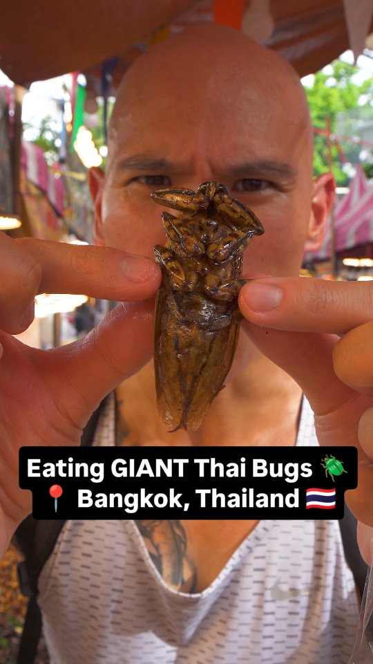 Eating insects as part of Thai food culture