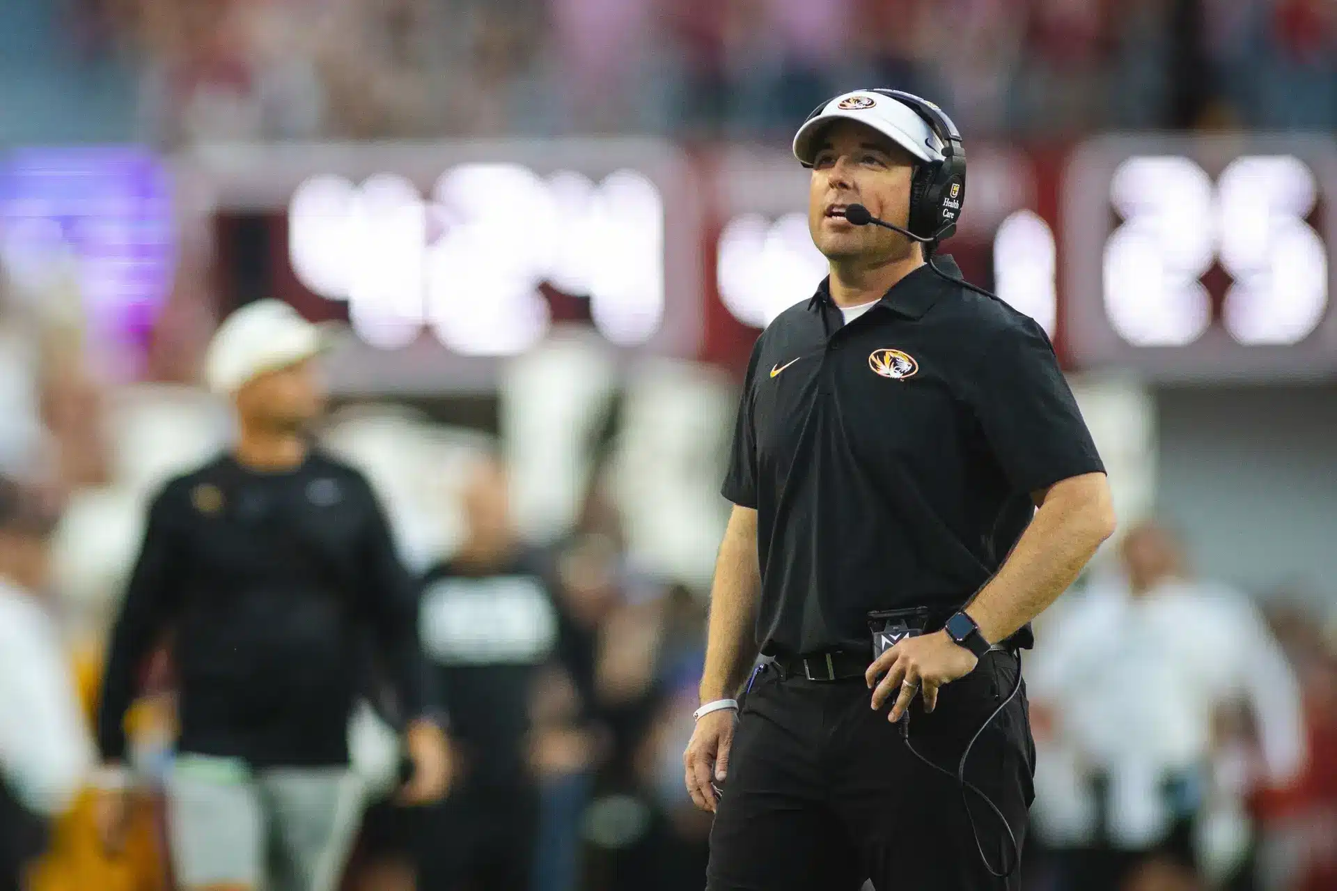 Missouri coach Eli Drinkwitz fights back tears as 18-year-old freshman ...