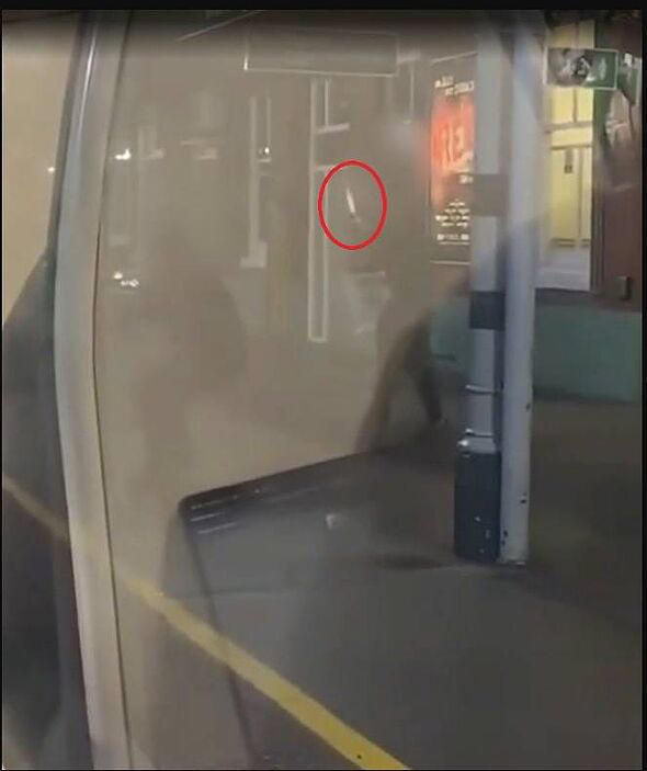 Horror at UK train station as masked youths wield machetes on busy platform