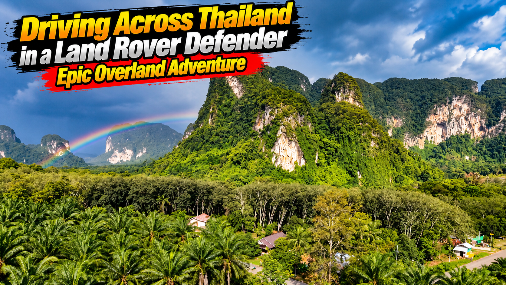 Driving across Thailand in a Land Rover Defender epic overland adventure