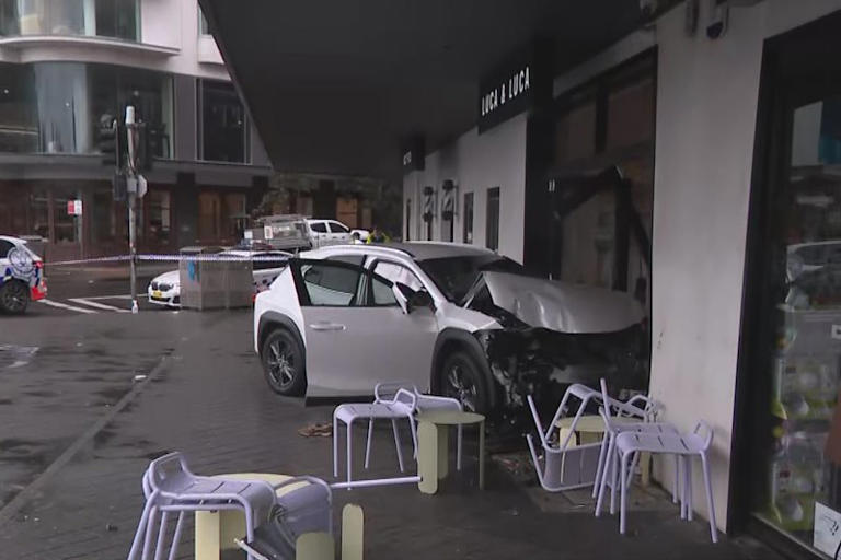 Driver, 63, dead after crashing into Bondi ice cream shop