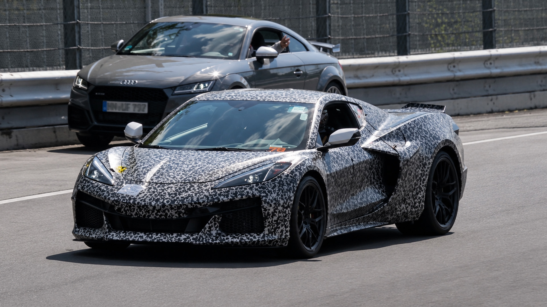 Five performance cars deliver distinctive engine sounds at Nürburgring