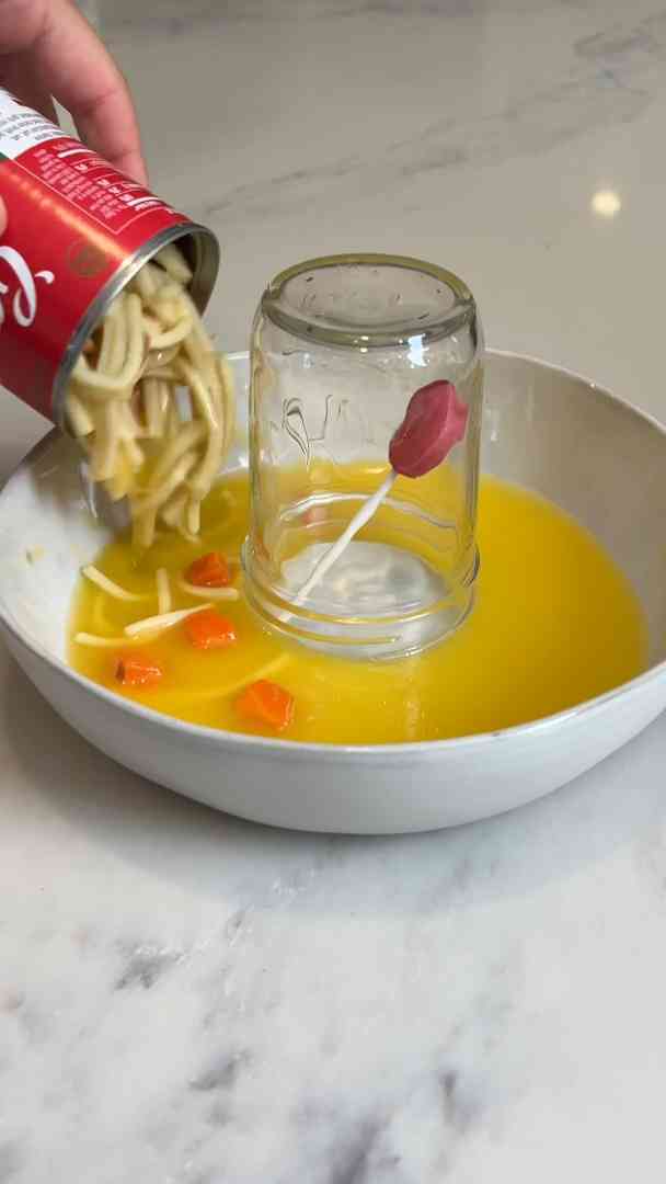 Chicken soup suckers: a fun and creative food idea