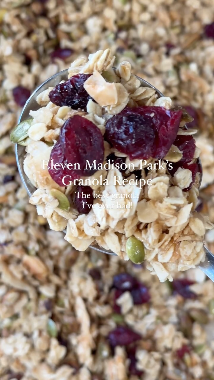 The granola recipe that stays crispy for days
