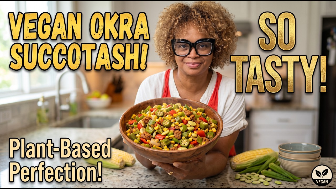 Easy okra, corn, and tomato succotash