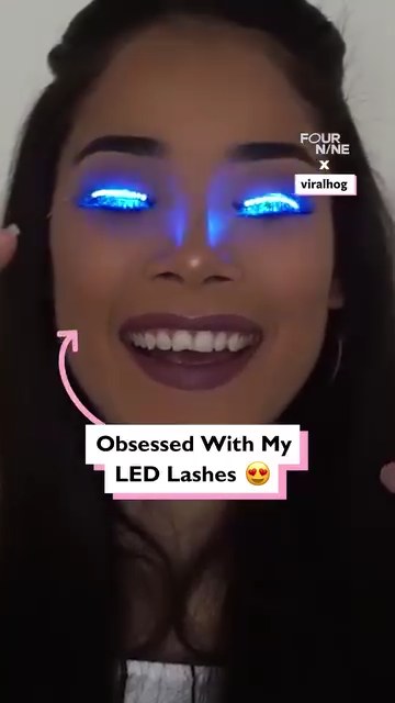 Obsessed with my LED lashes