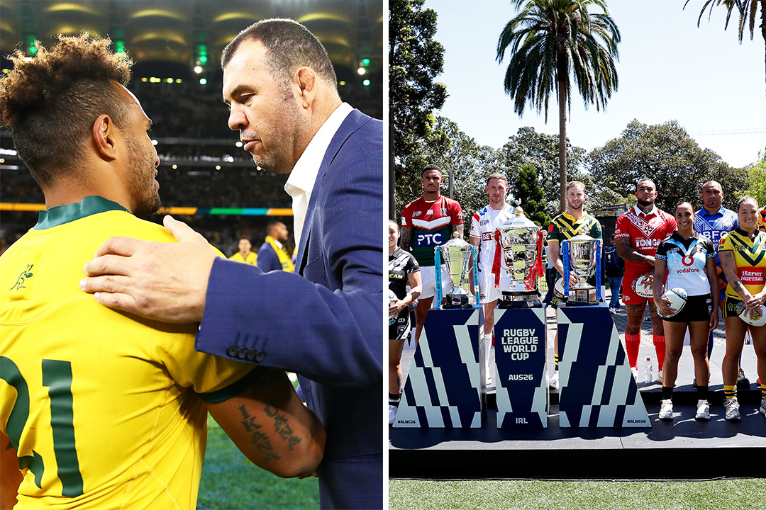 Michael Cheika brings three-code coaching dream team together for Rugby ...
