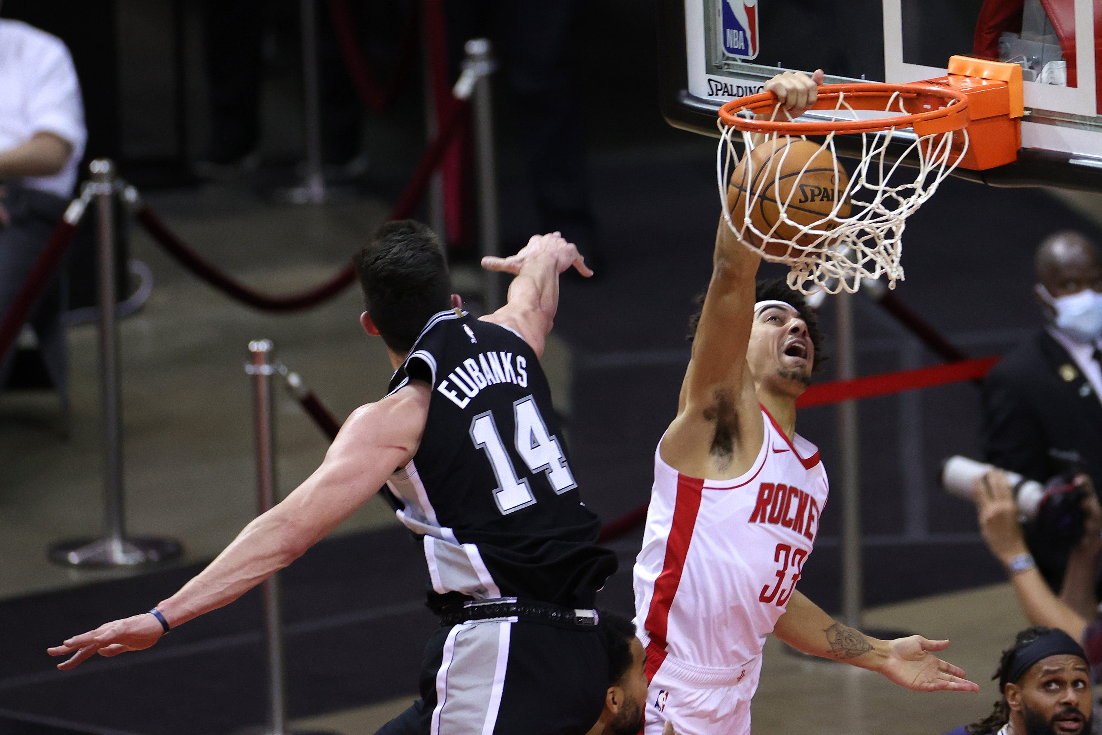 Houston Rockets jersey history No. 33 - Brodric Thomas (2020-21)