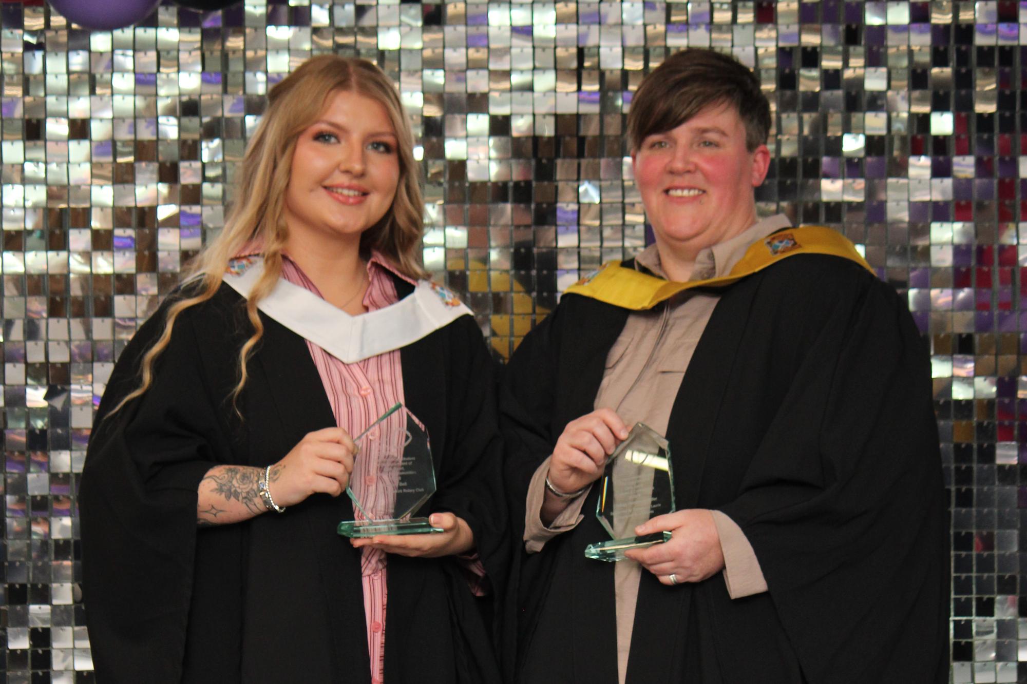 Falkirk area students scoop awards at college graduation event