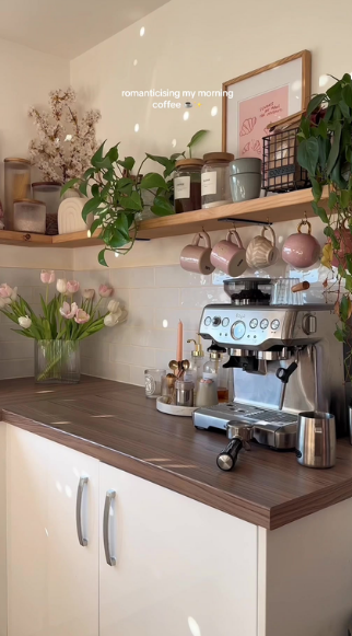 A cozy Monday morning routine with coffee and aesthetic moments