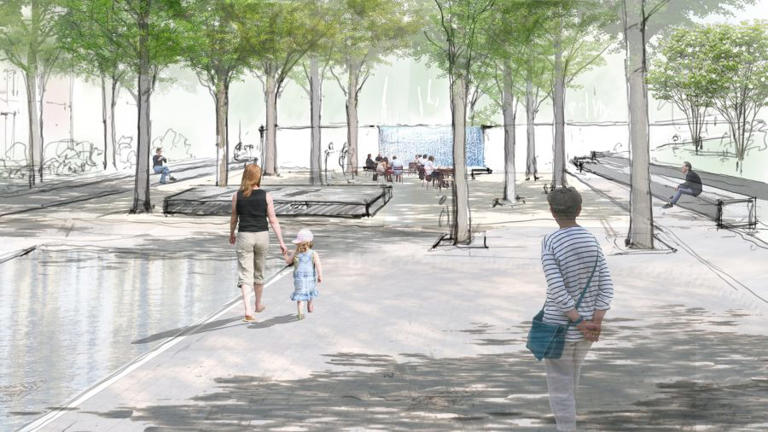 New Morgan Square plan calls for more trees, shade, event space