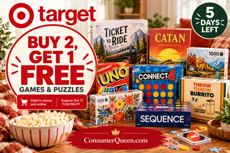 Target games sale: Buy 2, get 1 free games & puzzles