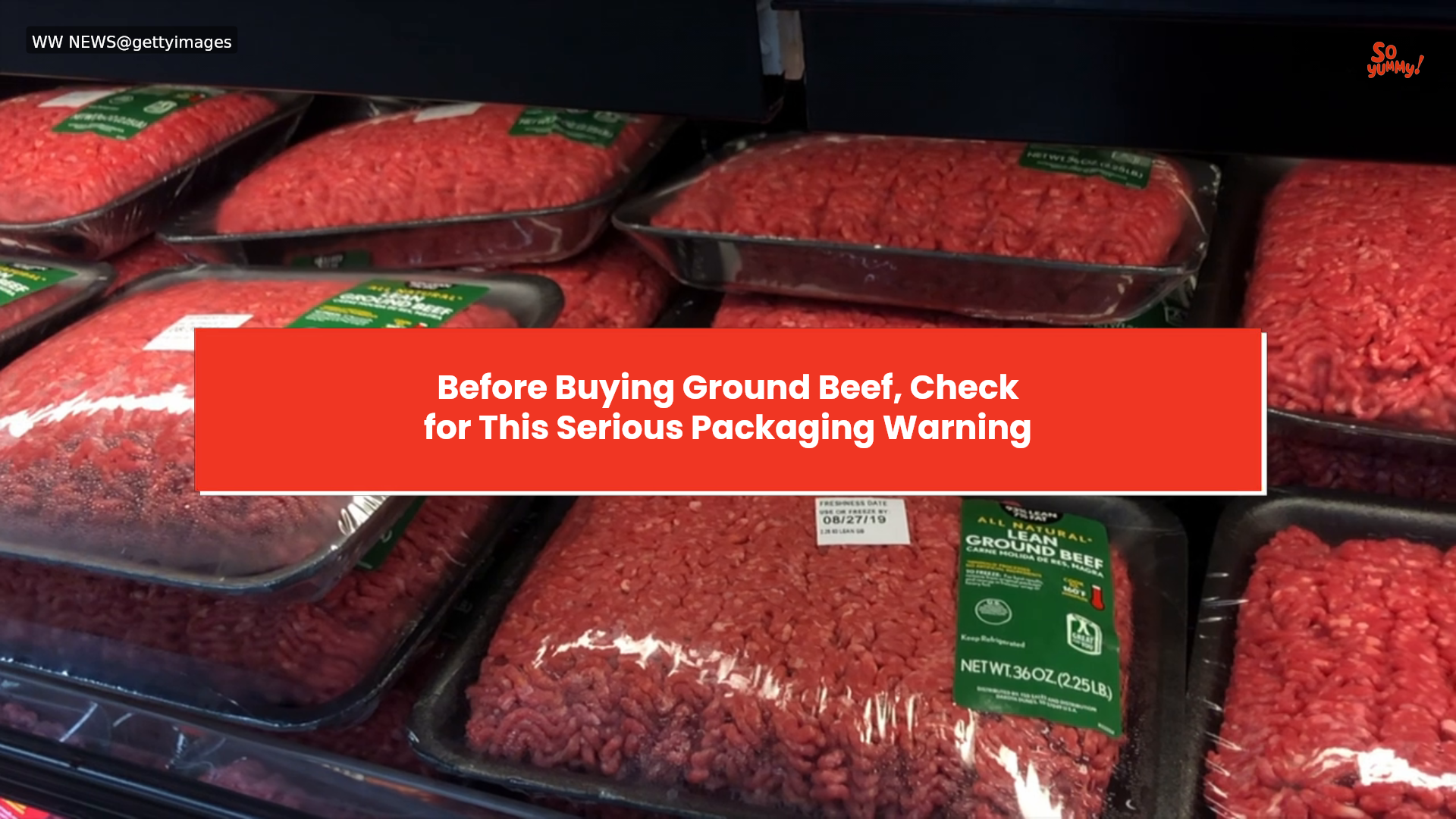 Before buying ground beef, check for this serious packaging warning