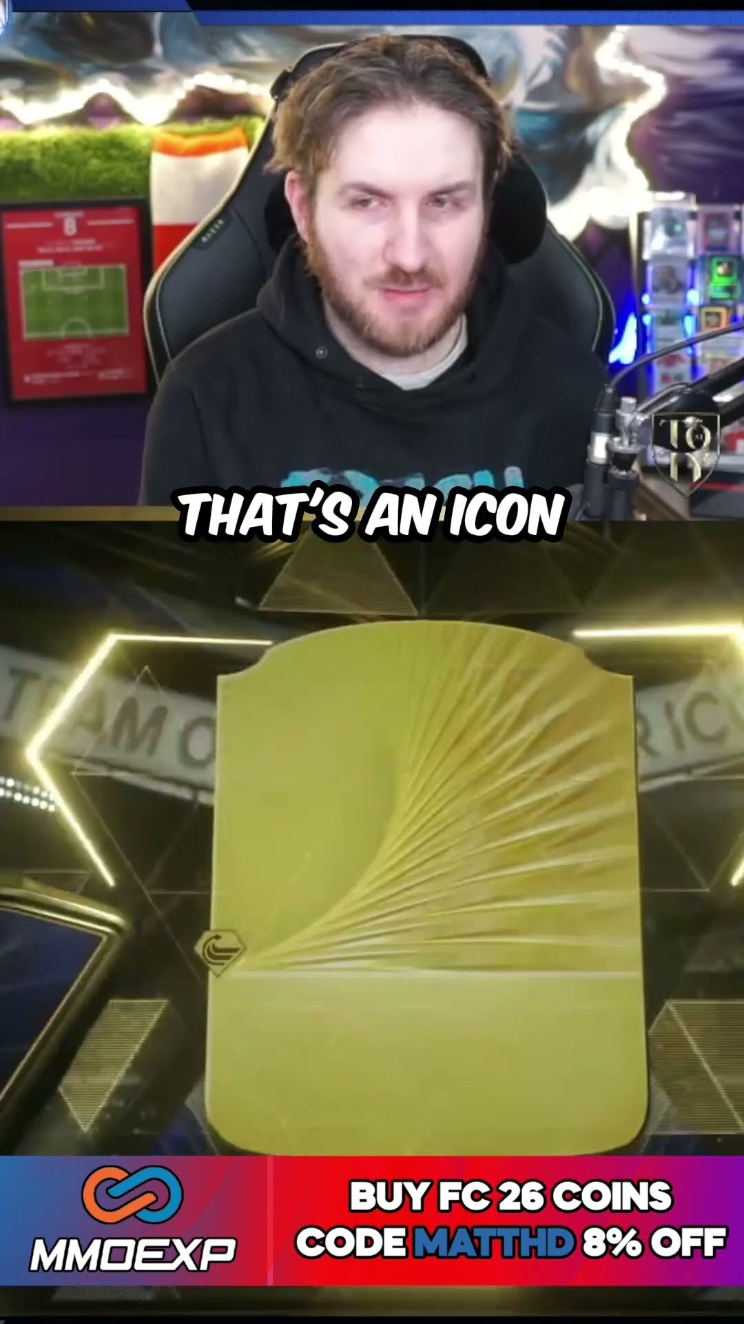 Insane rare TOTY icon in a pack! #fc26 #shorts