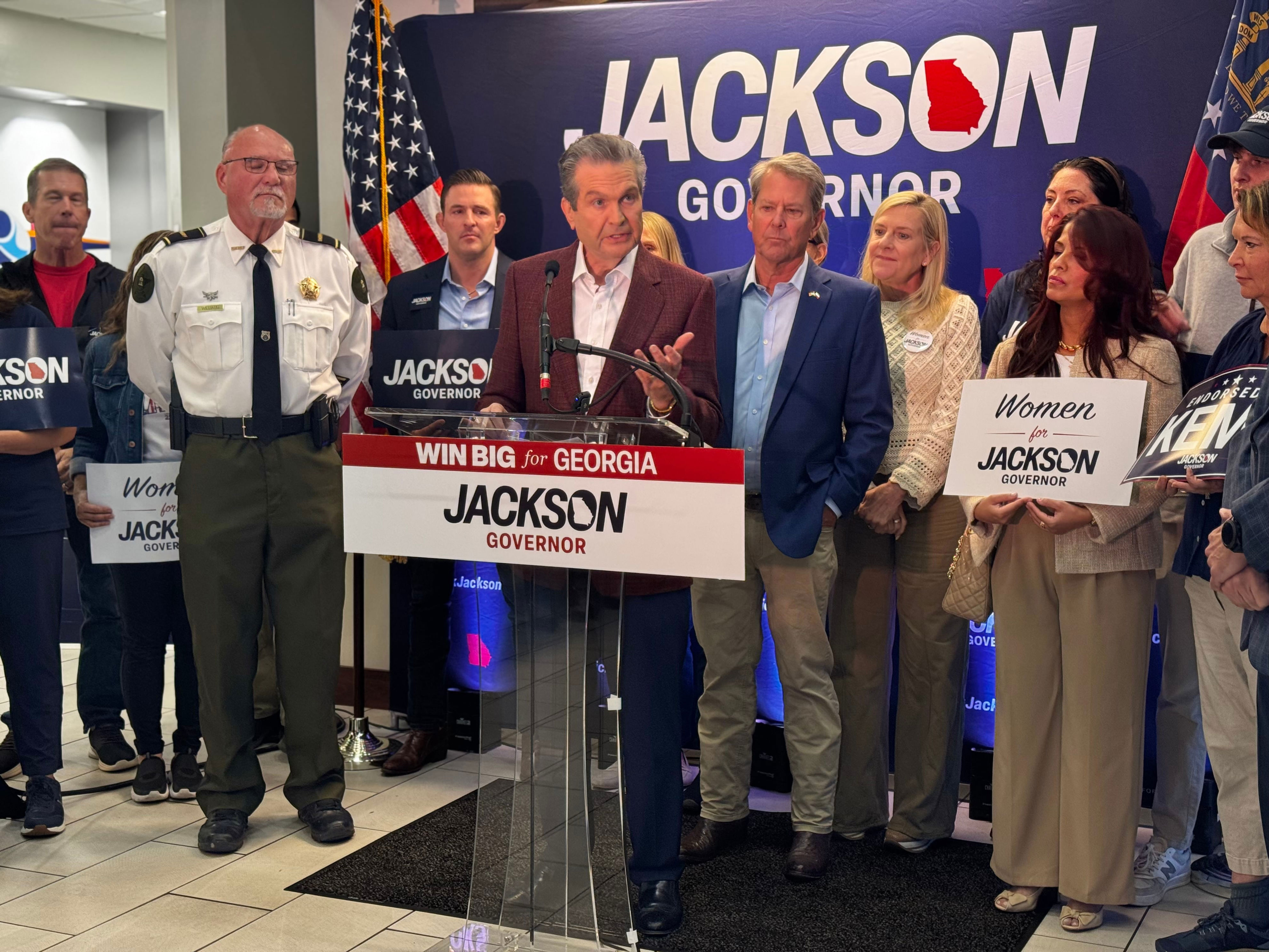 Debate drama: Bottoms faces empty podium as Jackson tours Georgia with Kemp