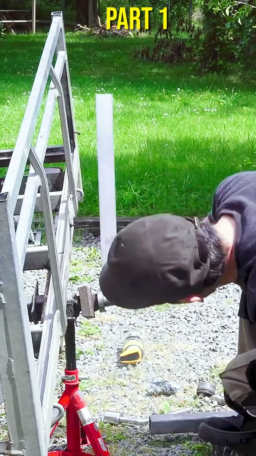 DIY utility trailer rebuild: teardown, wheel hub fix & frame ...