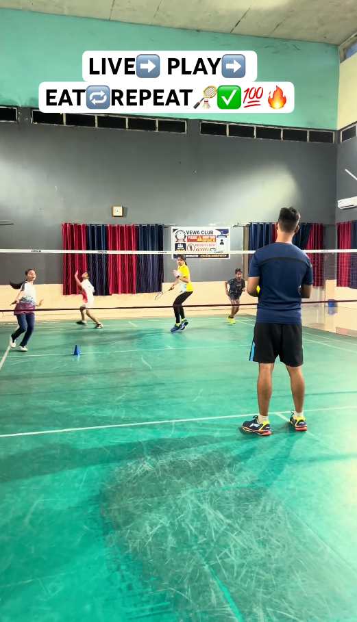 Badminton training and everyday life