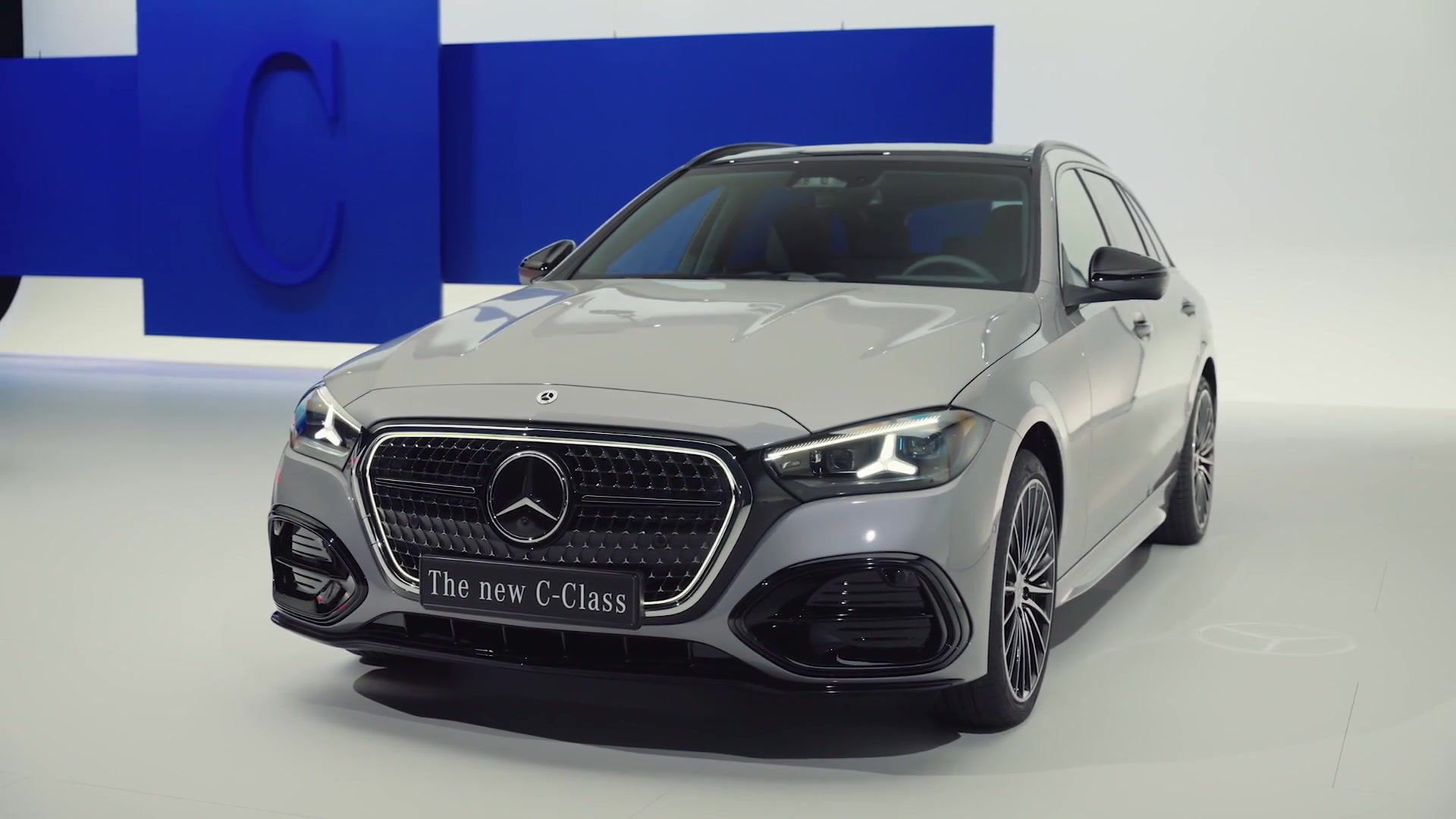 The new Mercedes-Benz C-300-e plug-in hybrid exterior design