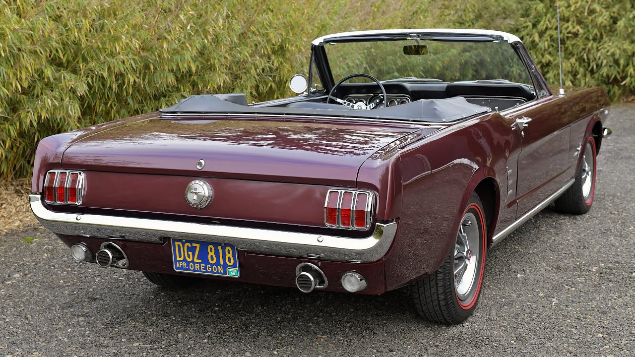 1966 Ford Mustang with 289 V8 and four-speed manual