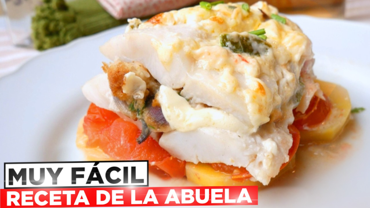Merluza rellena de langostinos receta de la abuela fácil, rápida y ...