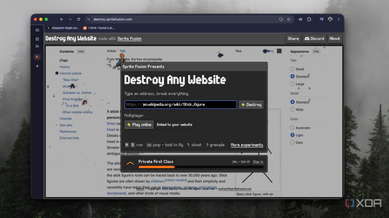This Claude-built game lets you destroy any website, and it's absurdly ...