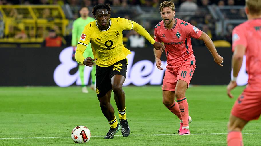 Joane Gadou's performance against Werder Bremen offers Dortmund plenty ...