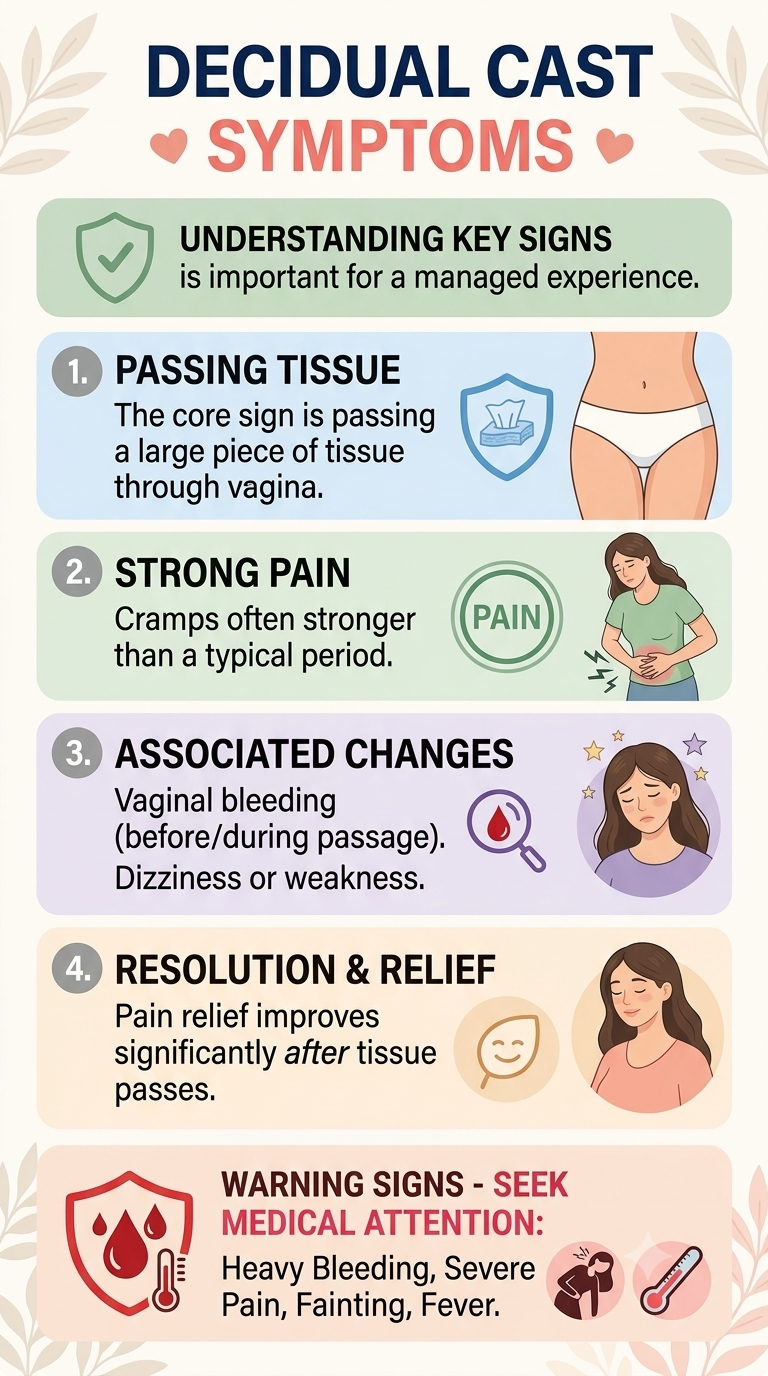 The rare uterine lining shed whole phenomenon