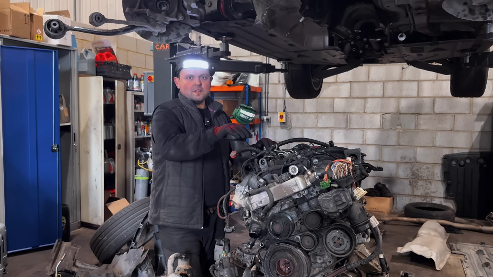 Replacing the BMW X3 N47 timing chain step by step
