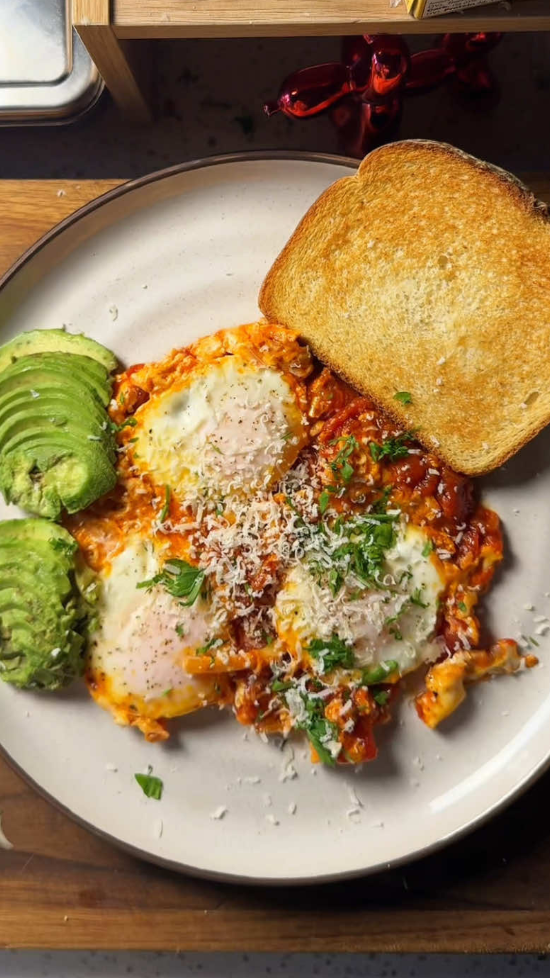 Quick shakshuka for a busy morning