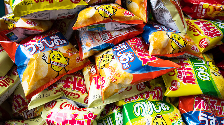 What are Japan's 'wet' potato chips and how are they different?