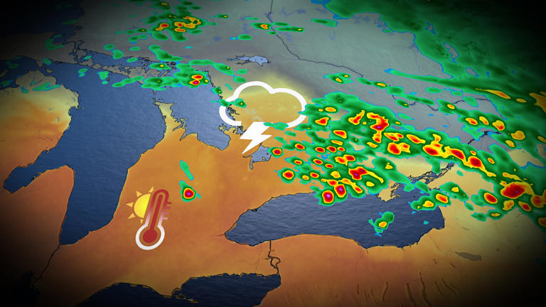Remarkable fall heat, storm risk preludes major cooldown in Ontario