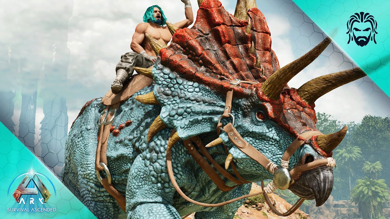 I finally tamed my first mount in Ark Survival Ascended