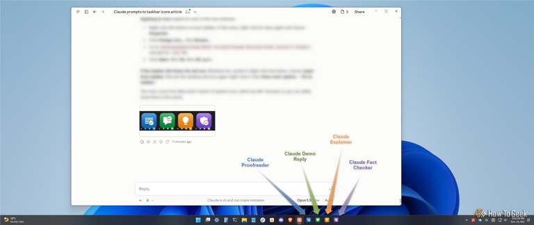 I turned Claude prompts into Windows taskbar icons that do the work for ...