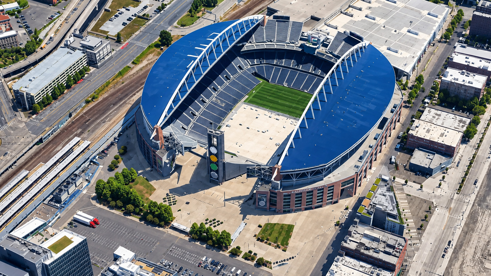Lumen Field zeigt die Größe von Seattles Stadionviertel