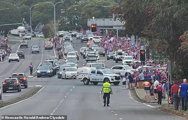 P-plater who allegedly ploughed into dozens of Newcastle Knights NRL ...
